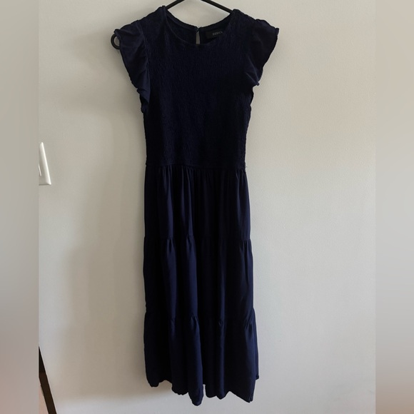 Dresses & Skirts - Smocked Blue Dress